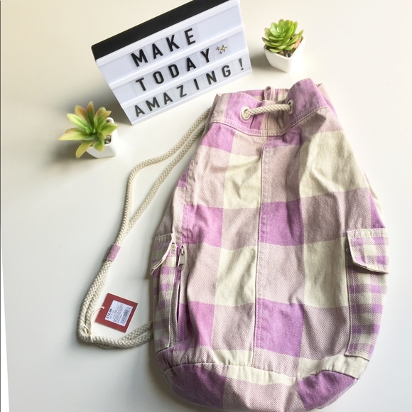 Mossimo Supply Co. Handbags - NWT Purple plaid sling bag